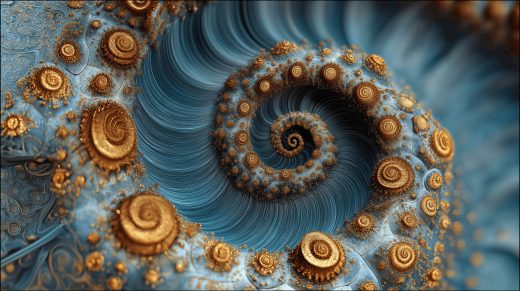 Abstract Spiral puzzle preview